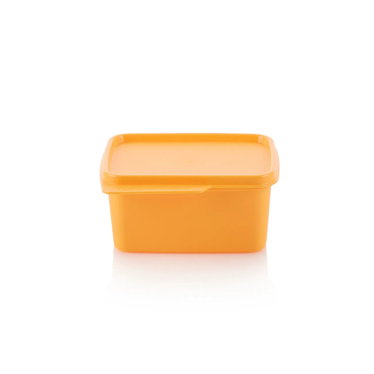 Basic Line 500ml Behälter von der Marke Tupperware / in der Farbe Orange / Aufbewahrungs- und Frischhalte Behälter / mit Lasche am Deckel zum einfachen Öffnen / für den Kühlschrank geeignet / Hier direkt online kaufen