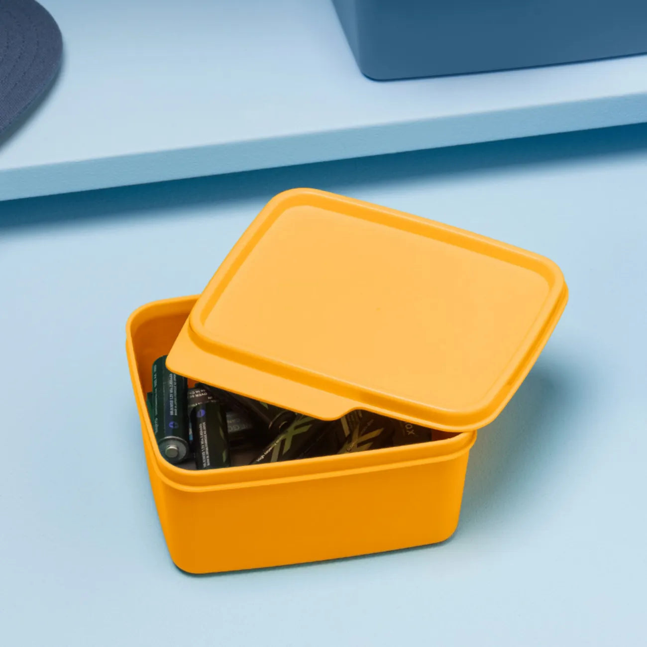Basic Line 500ml Behälter von der Marke Tupperware / in der Farbe Orange / Aufbewahrungs- und Frischhalte Behälter / mit Lasche am Deckel zum einfachen Öffnen / für den Kühlschrank geeignet / Hier direkt online kaufen