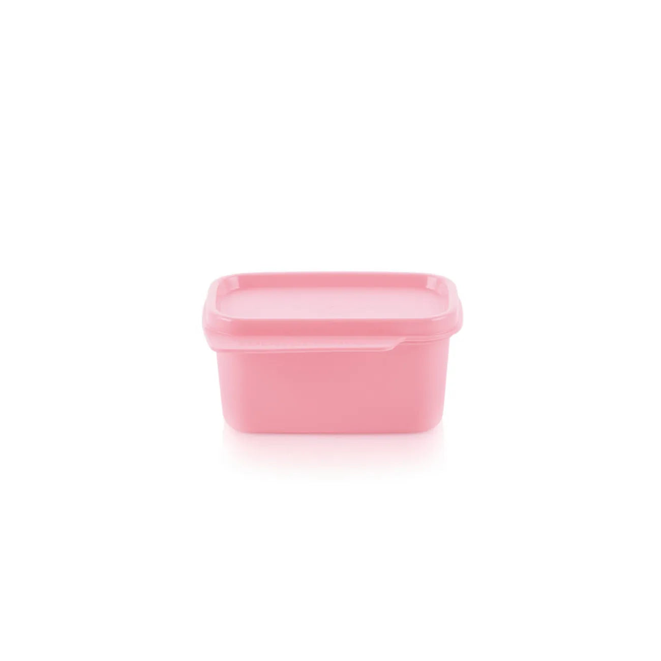 Basic Line 160ml Behälter von der Marke Tupperware / in der Farbe Rosa / Aufbewahrungs- und Frischhalte Behälter / mit Lasche am Deckel zum einfachen Öffnen / für den Kühlschrank geeignet / die Basic Line Behälter sind Platzsparend ineinander Stapelbar / Hier direkt online kaufen
