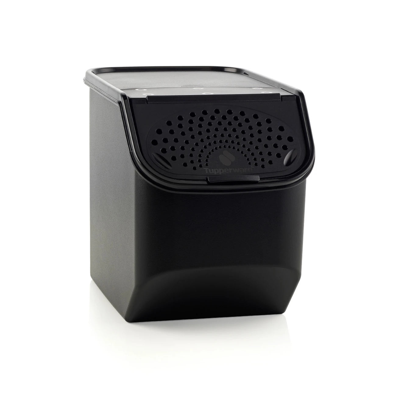 Kartoffel Lager von der Marke Tupperware / in der Farbe Schwarz / Lebensmittel Lager für Kartoffeln / Optimales Klima dank Lüftungslöchern & Keim Verhinderung / Platz für 4,7 Kg / Hier direkt online kaufen