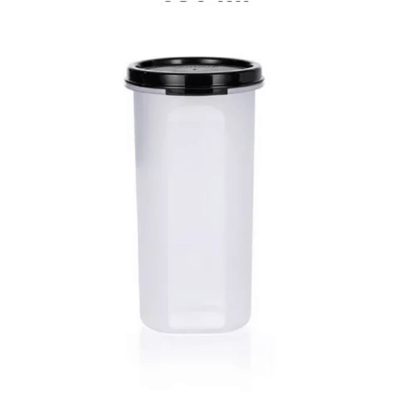 Eidgenosse Rund 650ml von der Marke Tupperware / Deckelfarbe Schwarz / mit Transparenten Sichtfenster für mehr Übersicht / runde Form für platzsparende Aufbewahrung / modular Stapelbar / Vorratsdose / Lebensmittelaufbewahrung / Hier direkt online kaufen 