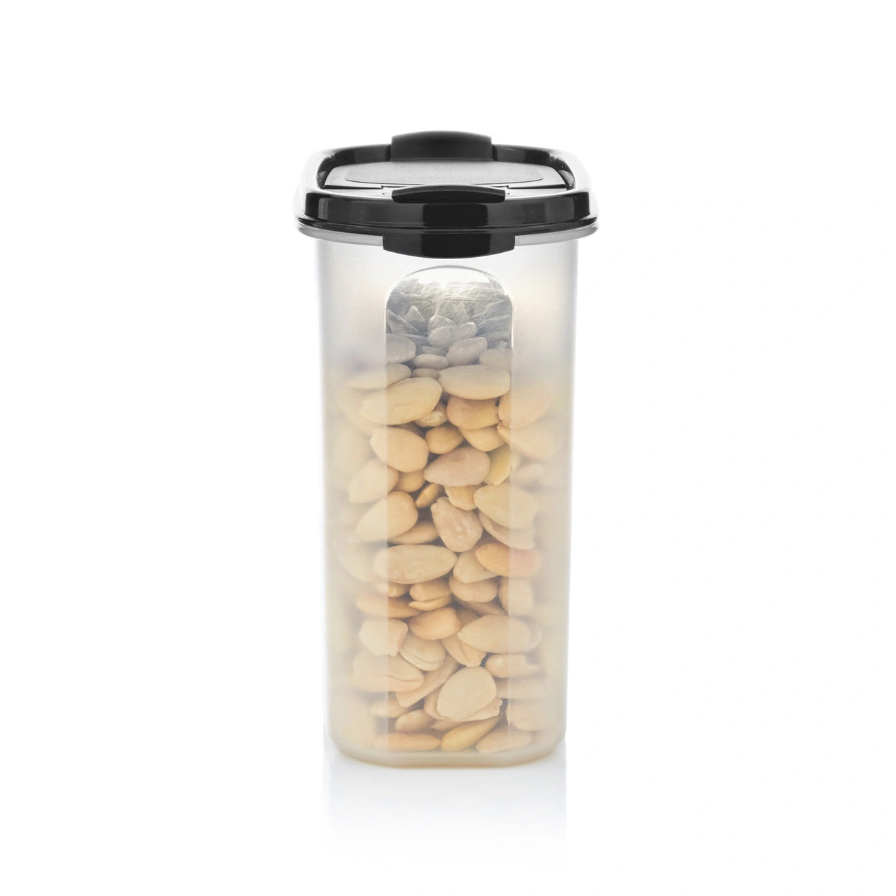 Eidgenosse Rund 1,7 L von der Marke Tupperware / Deckelfarbe Schwarz mit Schüttklappe / mit Transparenten Sichtfenster für mehr Übersicht / runde Form für platzsparende Aufbewahrung / dichtschließender Deckel / modular Stapelbar / Vorratsdose / Lebensmittelaufbewahrung / Hier direkt online kaufen 