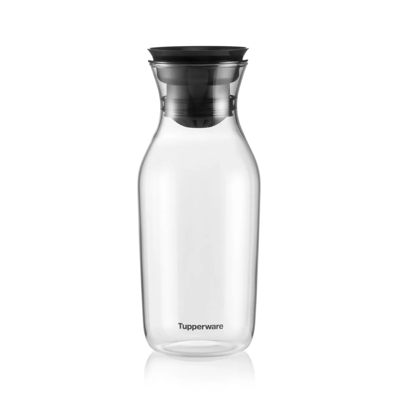 Clear Line Karaffe 1,3L 360° HydroLife von der Marke Tupperware / Wasser in der Karaffe mit Kräutern, Beeren oder Früchten aromatisieren / mit Praktischen 3 in 1 Deckel / Deckel mit Sieb im Inneren / selbst öffnender 360° Kippmechanismus / Elegant und Modern / Hier direkt online kaufen