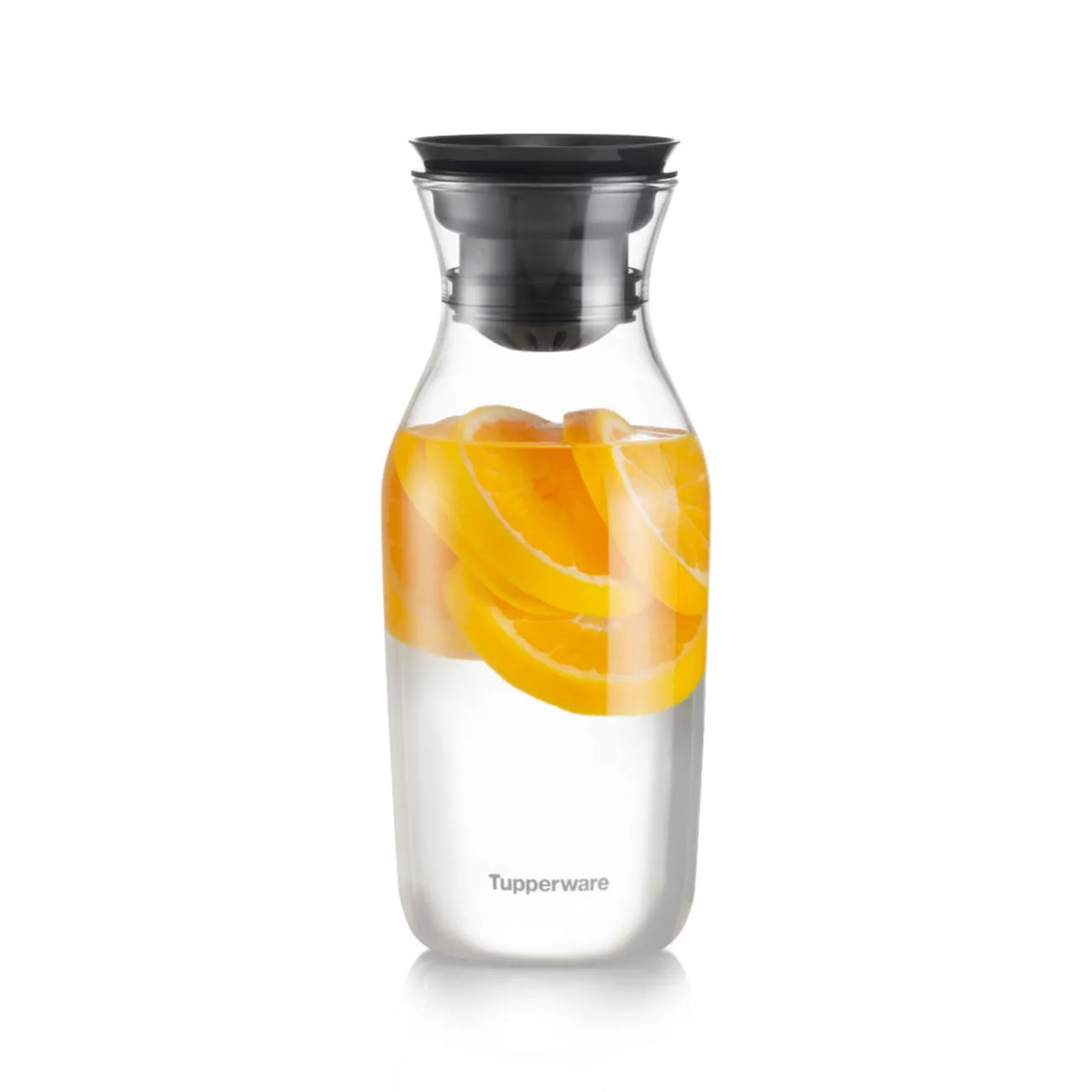 Clear Line Karaffe 1,3L 360° HydroLife von der Marke Tupperware / Wasser in der Karaffe mit Kräutern, Beeren oder Früchten aromatisieren / mit Praktischen 3 in 1 Deckel / Deckel mit Sieb im Inneren / selbst öffnender 360° Kippmechanismus / Elegant und Modern / Hier direkt online kaufen
