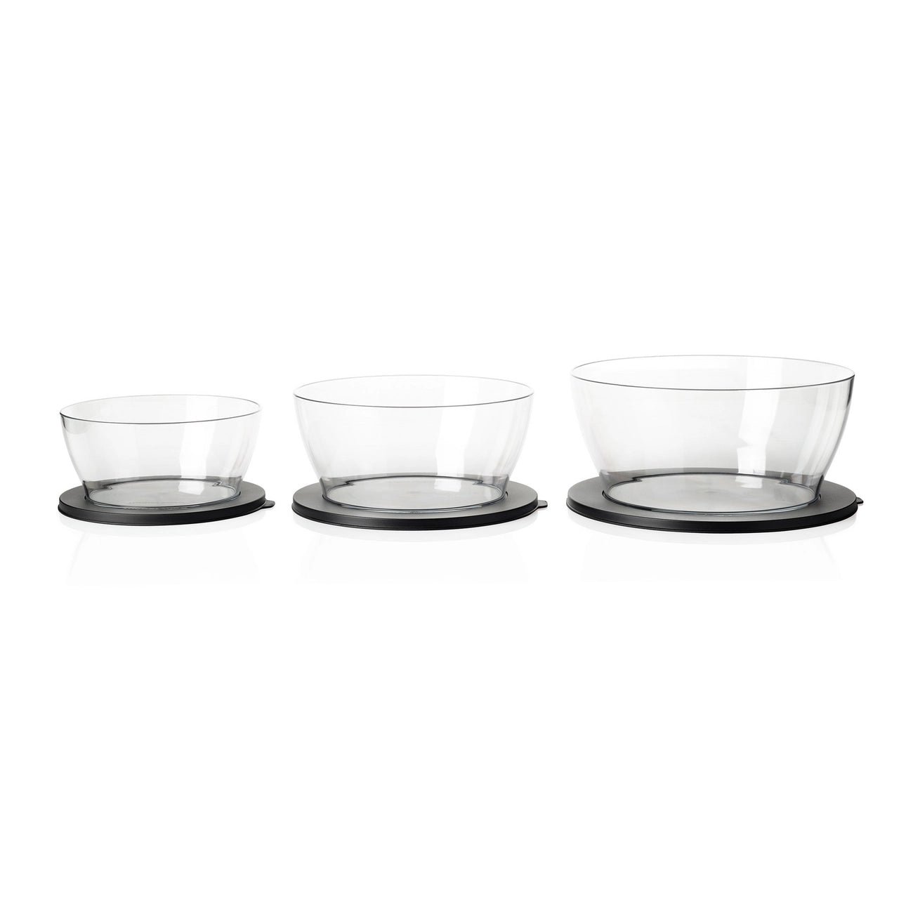 Clear Collection Line Schüssel 4,0L von der Marke Tupperware / Elegante Servierschüssel / Glas ähnliches Transparentes Material / mit Wasser- und Luftdichtem Deckel / ineinander und aufeinander stapelbar / Platzsparend / Nachhaltig aus Eco+ Material / zum Servieren / Hier direkt online kaufen