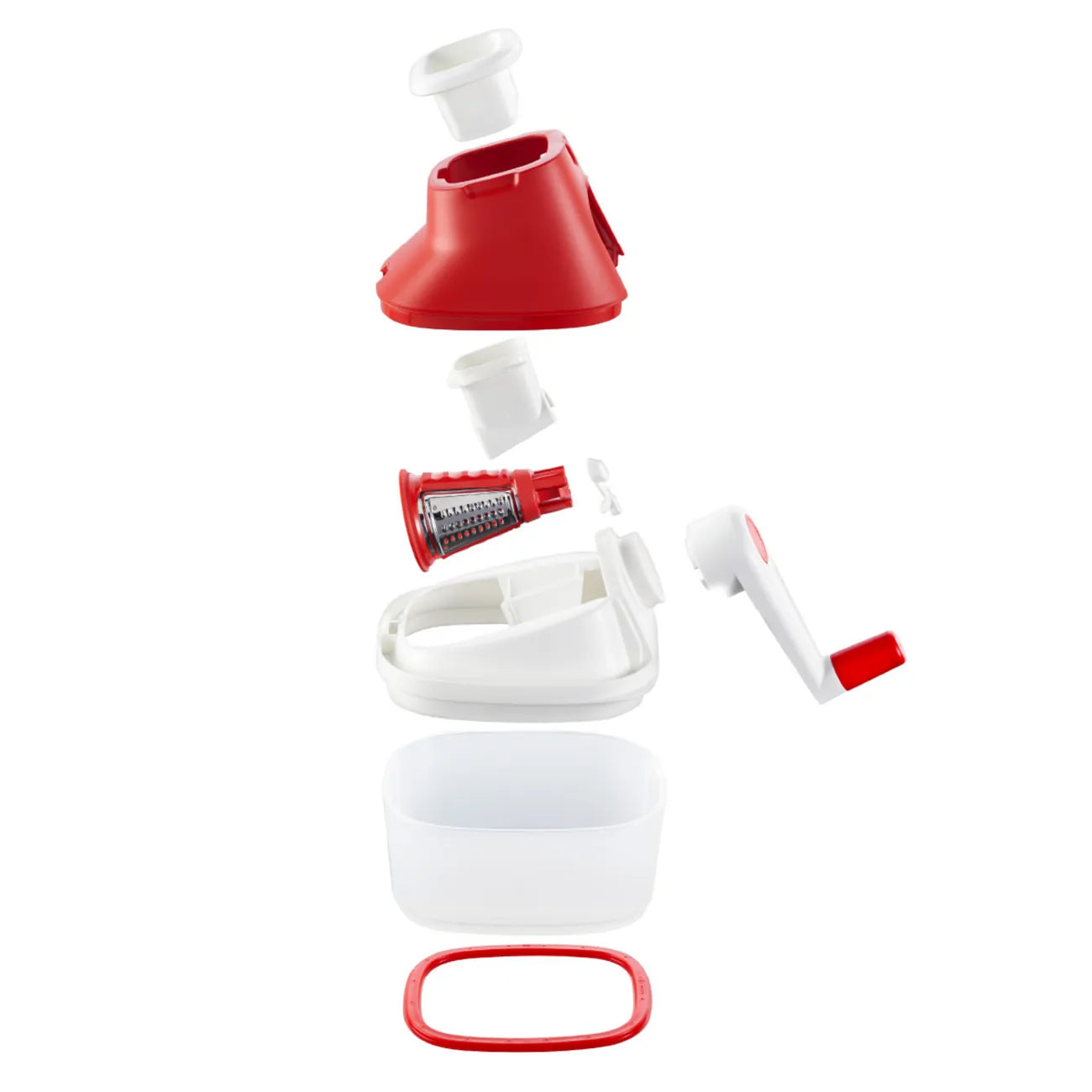 Grate N Store Multi-Mühle von der Marke Tupperware / Käsereibe / mit praktischen Behälter direkt an der Reibe dran / 2 in 1 Raspel Einsatz / Spülmaschinen geeignet / Hier direkt online kaufen