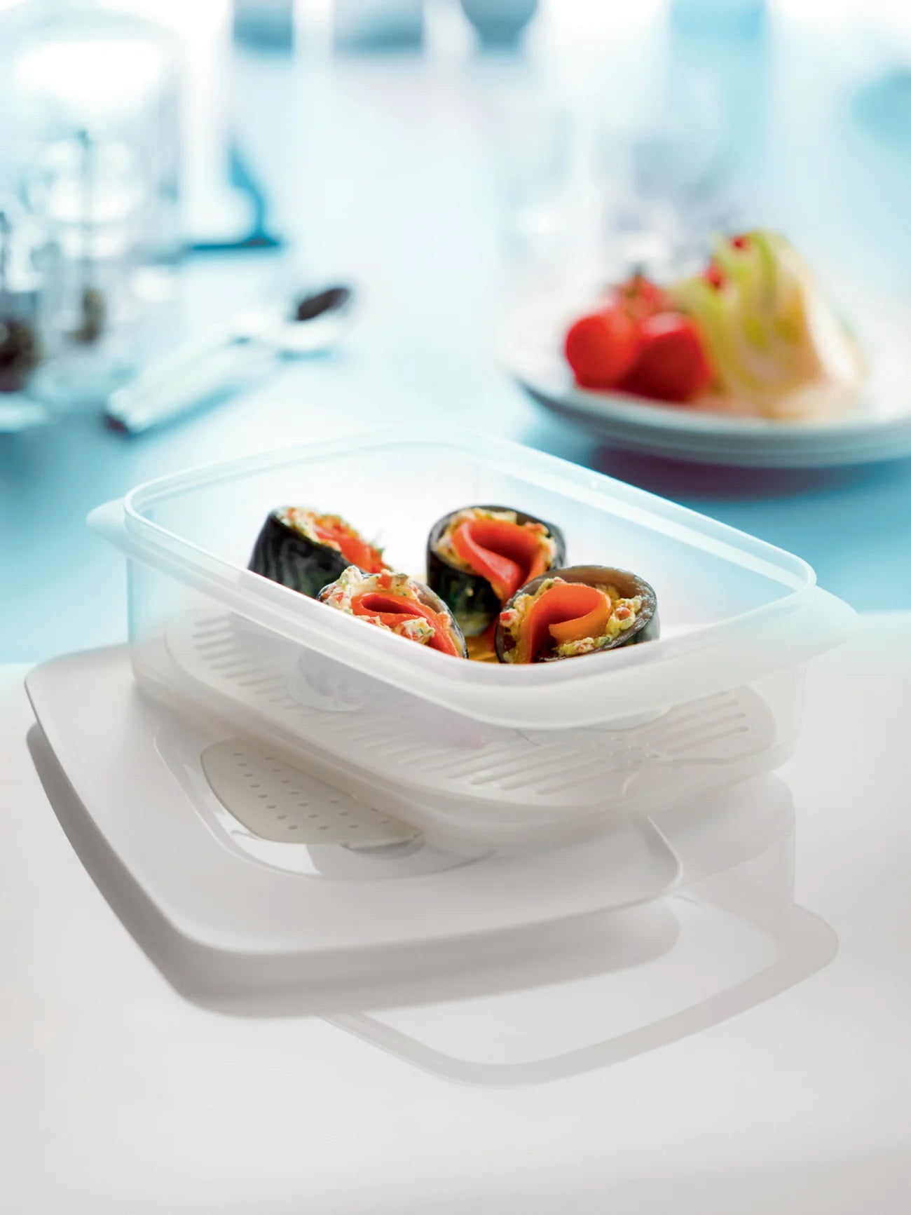 Cool n Fresh Set (4) Condens Control von der Marke Tupperware / Ideal zum Frischhalten von Käse, Wurst, Fisch und Fleisch im Kühlschrank / Frischhaltebehälter für den Kühlschrank / Hier direkt online kaufen