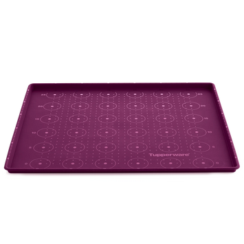 Silikon Backunterlage von der Marke Tupperware / Flexible Backunterlage in der Farbe Lila / mit Antihaft- Eigenschaft / Der Perfekte Ersatz für Backpapier / Hier direkt online kaufen