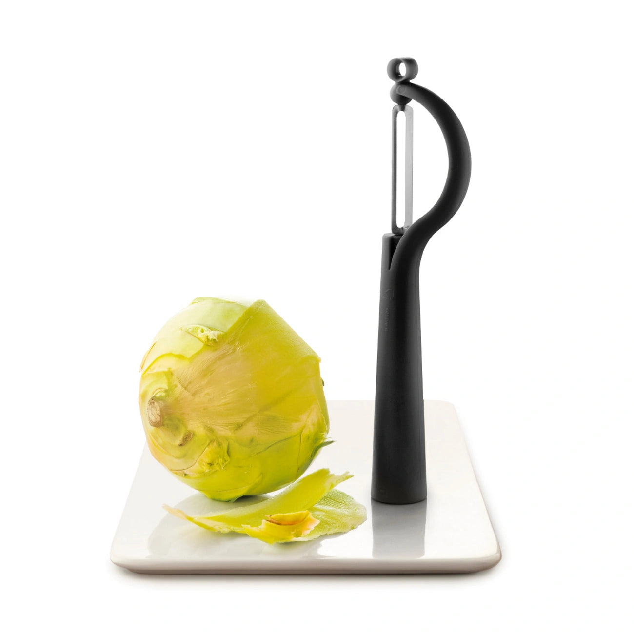 Profischäler / Schälfix von der Marke Tupperware / in der Farbe Schwarz / mit Flexibler Klinge / Ideal für Obst und Gemüse / Hier direkt online kaufen