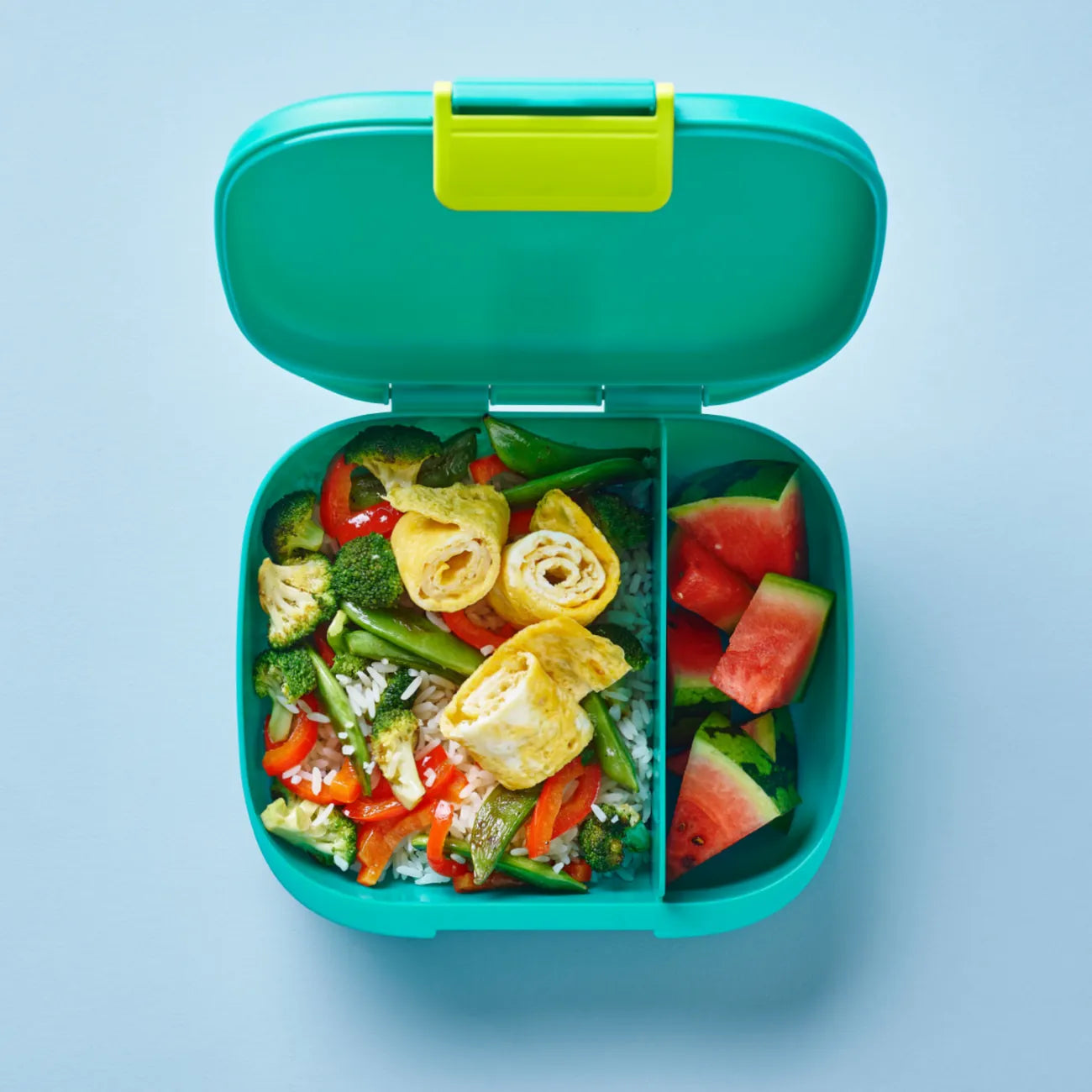 Eco+ 1-2-3 Lunchbox von der Marke Tupperware / in der Farbe Grün / Perfekt für Schule, Uni und Kindergarten / Hier direkt online kaufen