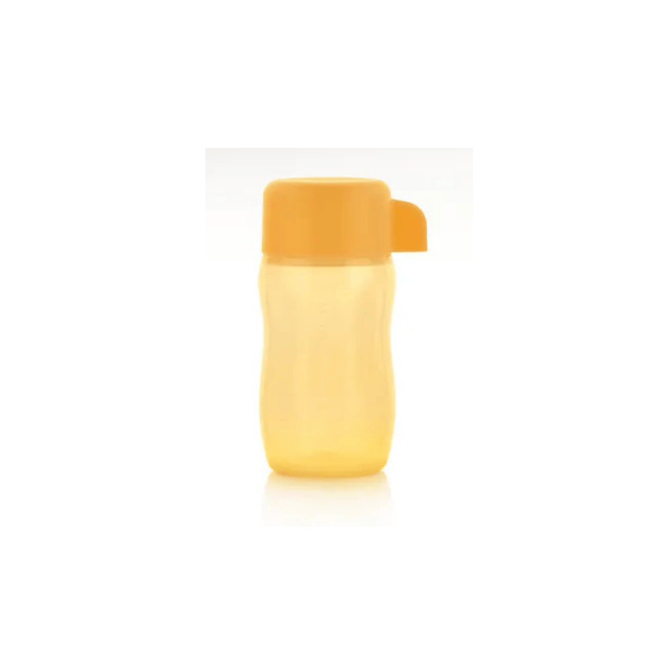 EcoEasy Shot 90ml in der Farbe Gelb von der Marke Tupperware / Perfekt zum Reisen, für Shampoos, Cremes oder auch Süßigkeiten / Hier direkt online kaufen