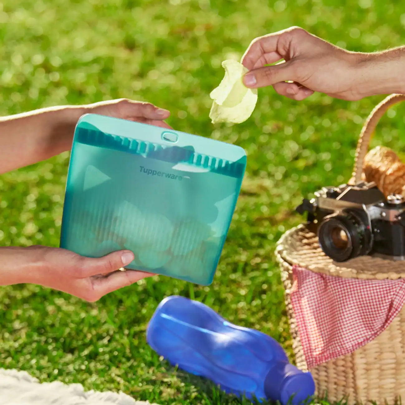Ultimate Silicone Bag M 1L von der Marke Tupperware / in der Farbe Türkis / Vielseitig einsetzbar / Kühlschrank, Gefriergerät, Backofen und Mikrowellen geeignet / Perfekt zum Aufbewahren / Hier direkt online kaufen