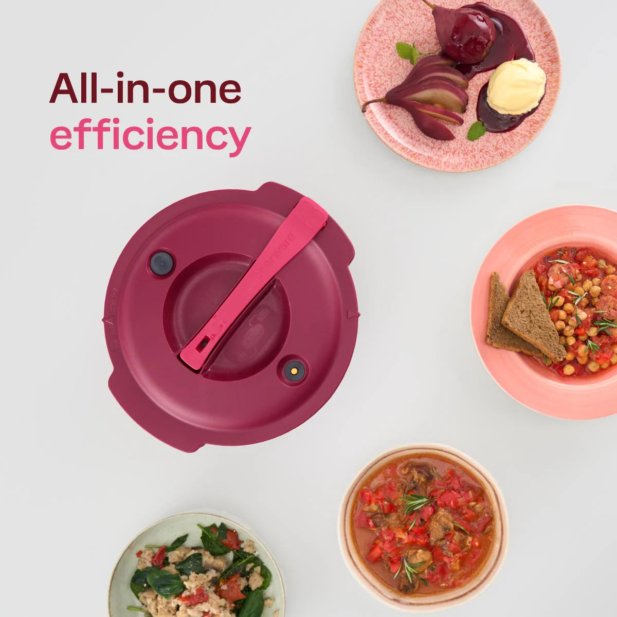 Micro Quick Mikrowellen Gar Topf von der Marke Tupperware / Schnellkochtopf für die Mikrowelle / Hier direkt online kaufen
