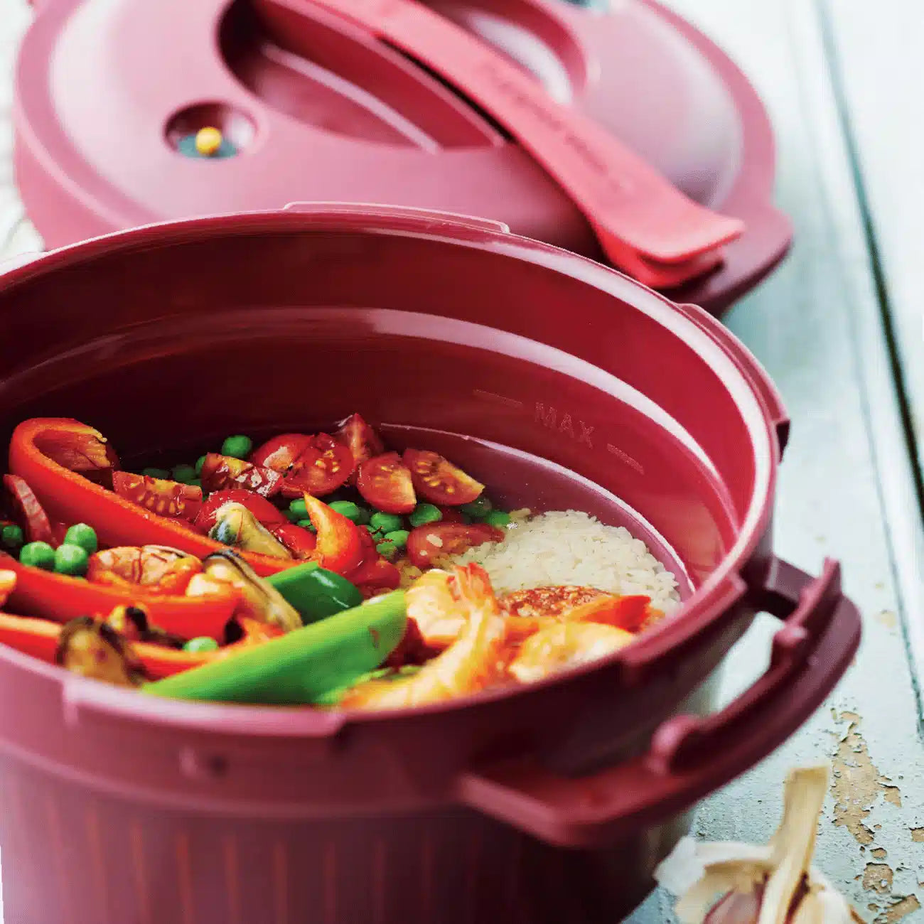 Micro Quick Mikrowellen Gar Topf von der Marke Tupperware / Schnellkochtopf für die Mikrowelle / Hier direkt online kaufen