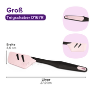 Top Schaber, Griffbereit von der Marke Tupperware / in der Farbe Rosa / mit Flexiblen Silikonkopf / ergonomischer Griff / Hier direkt online kaufen