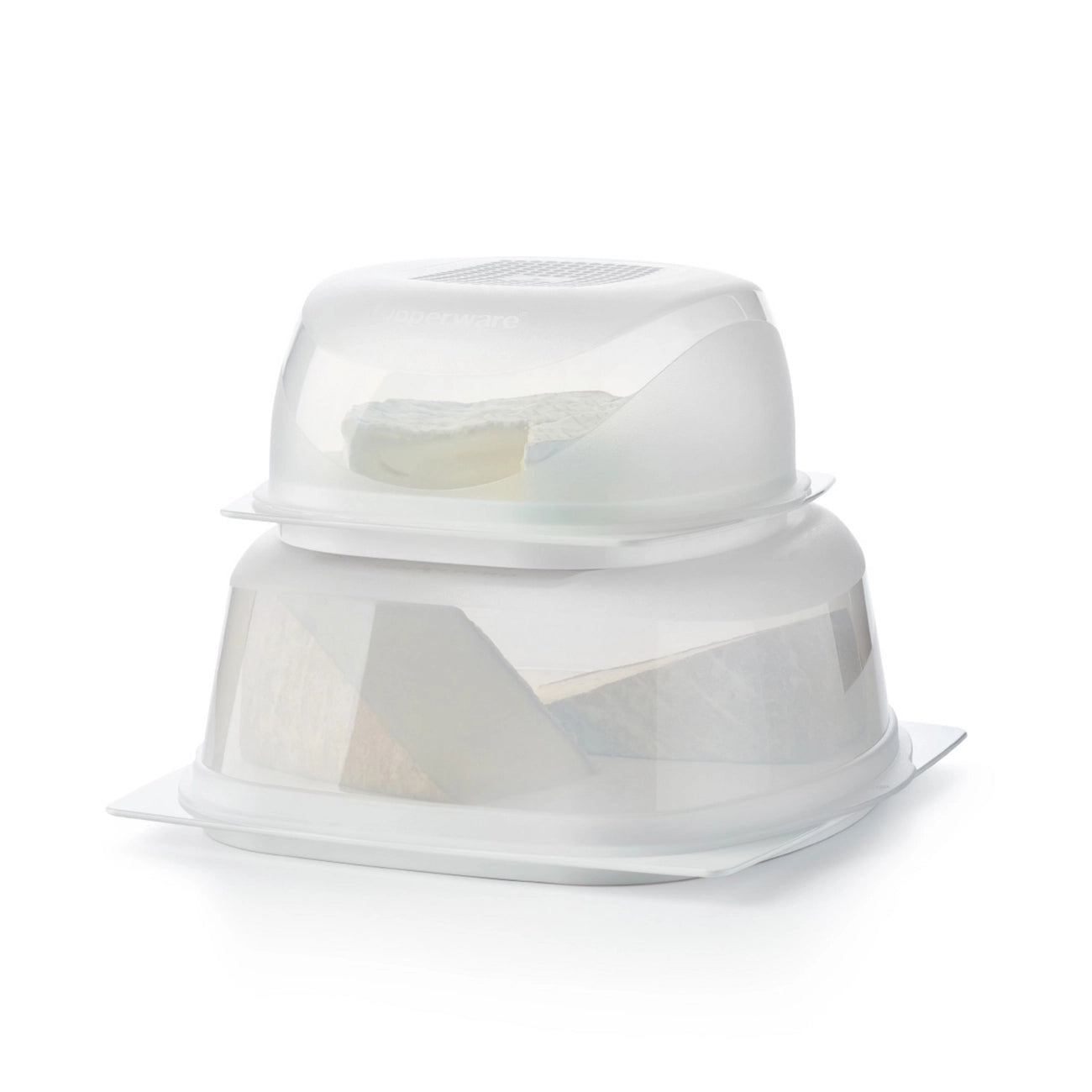 Junior KäseMax 2 von der Marke Tupperware / Frischhaltedose für Käse / mit Praktischer CondensControl / Spülmaschinengeeignet / inkl. Praktischer Servierplatte und Haubendeckel / für den Kühlschrank / Hier direkt online kaufen