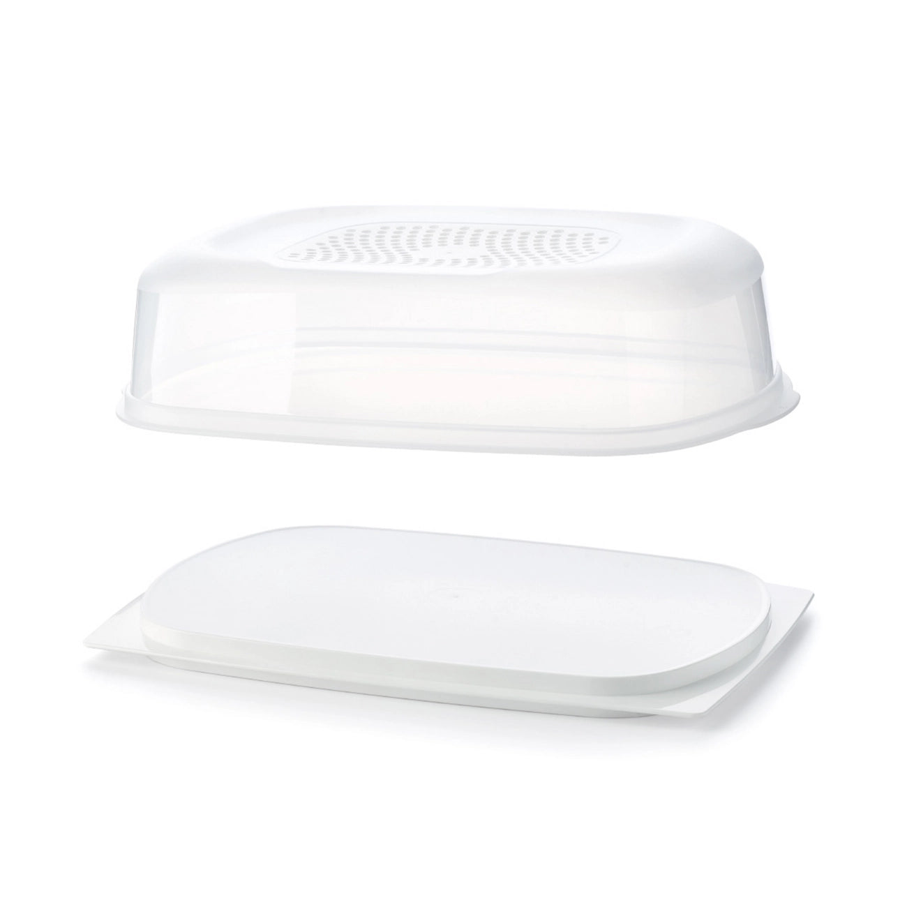 KäseMax 2 von der Marke Tupperware / Käse Behälter für den Kühlschrank / Frischhaltebehälter / mit Integrierter Servierplatte / mit CondensControl Filter / Hier direkt online kaufen 