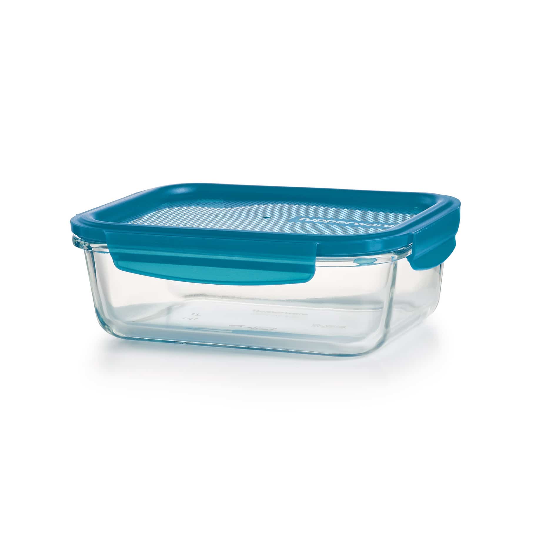 PremiaGlass Rechteckig 1L von der Marke Tupperware / mit Praktischem Klippdeckel / Hitzebeständige Glas form / zum backen, grillen und überbacken / Kühlschrankgeeignet / Hier direkt online kaufen