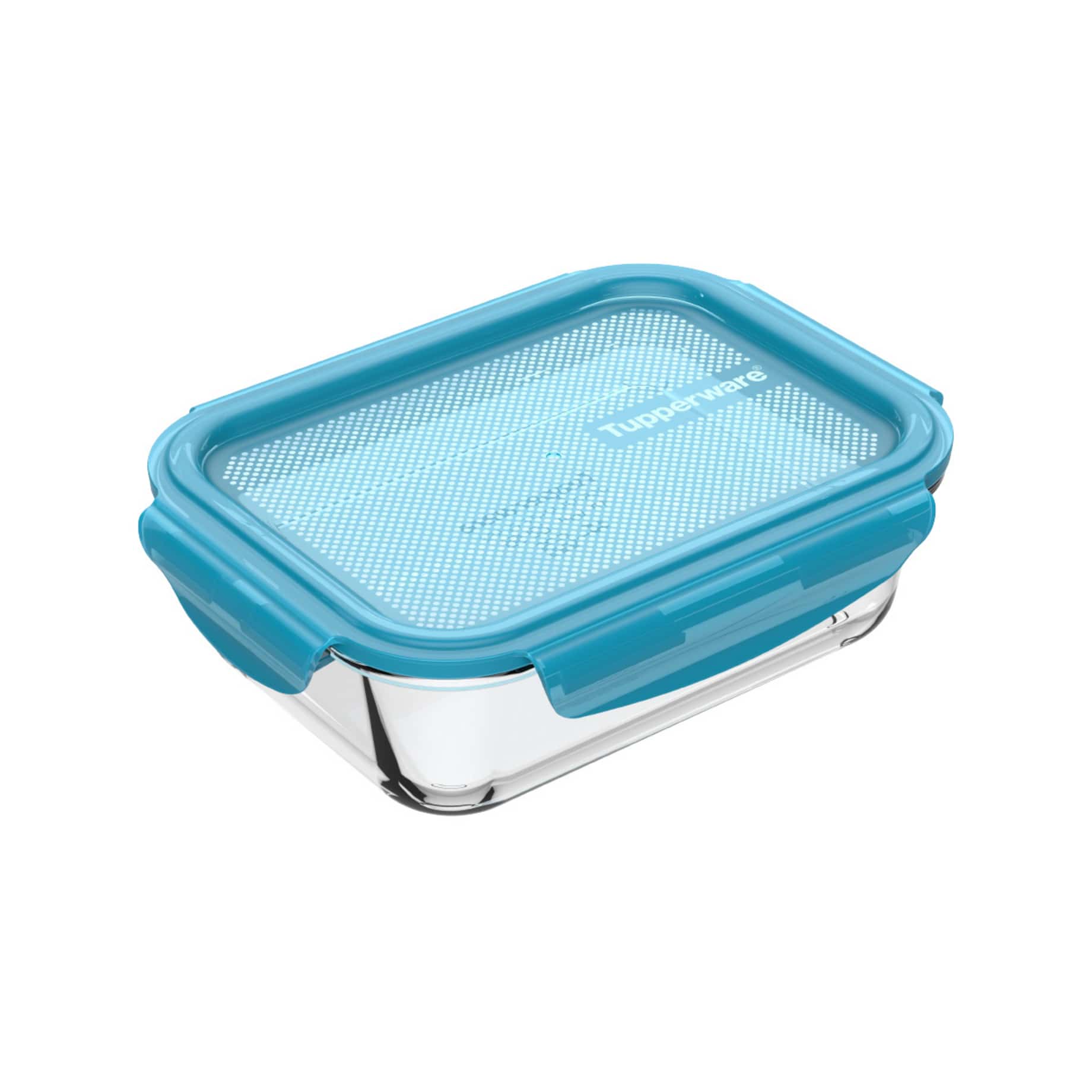 PremiaGlass Rechteckig 1L von der Marke Tupperware / mit Praktischem Klippdeckel / Hitzebeständige Glas form / zum backen, grillen und überbacken / Kühlschrankgeeignet / Hier direkt online kaufen