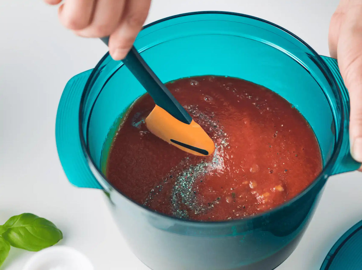 Energieeffizientes Mikrowellenkochen