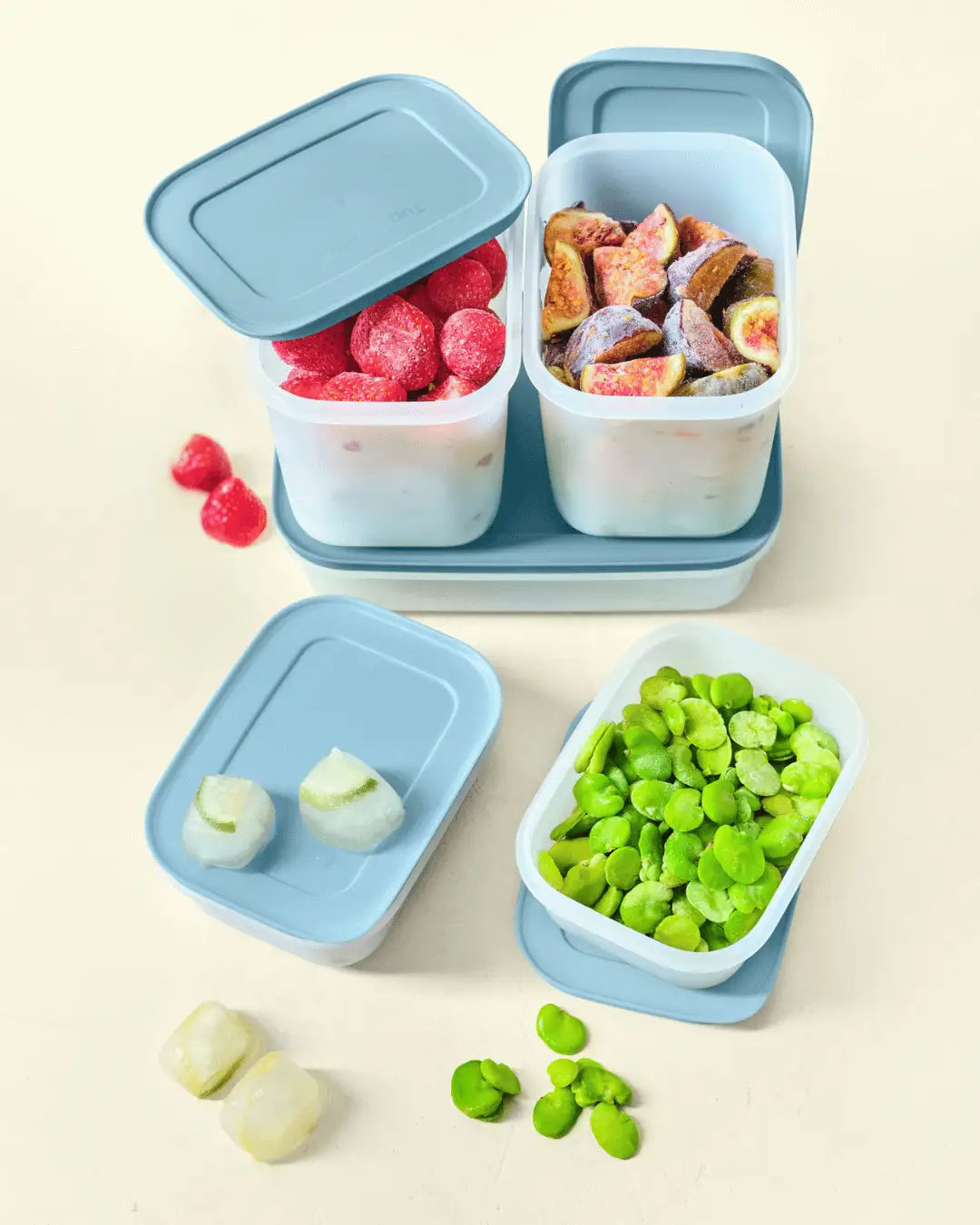 Eiskristall Behälter von der Marke Tupperware / Gefrierbehälter / modular Stapelbar / Hier direkt online kaufen