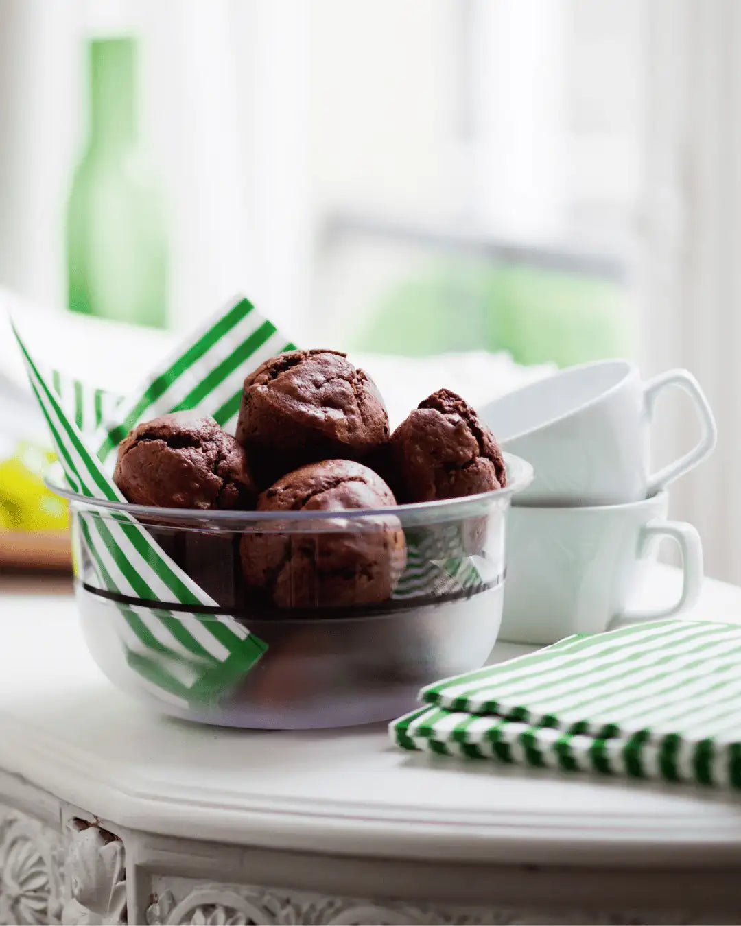 Tafelperlen von der Marke Tupperware / in der Farbe Transparent/ Blau / Servierschüssel / Hier direkt online kaufen