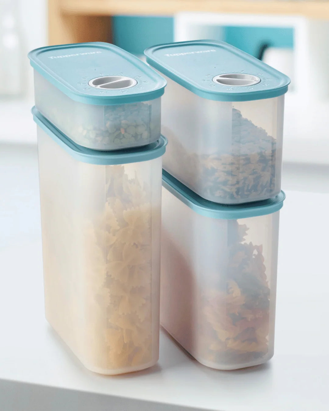 Zeitgenossen von der Marke Tupperware / mit Transparenten Sichtfenster für mehr Übersicht / dichtschließender Deckel / modular Stapelbar / Vorratsdose / Lebensmittelaufbewahrung / mit Praktischem Zeitrad / Hier direkt online kaufen 