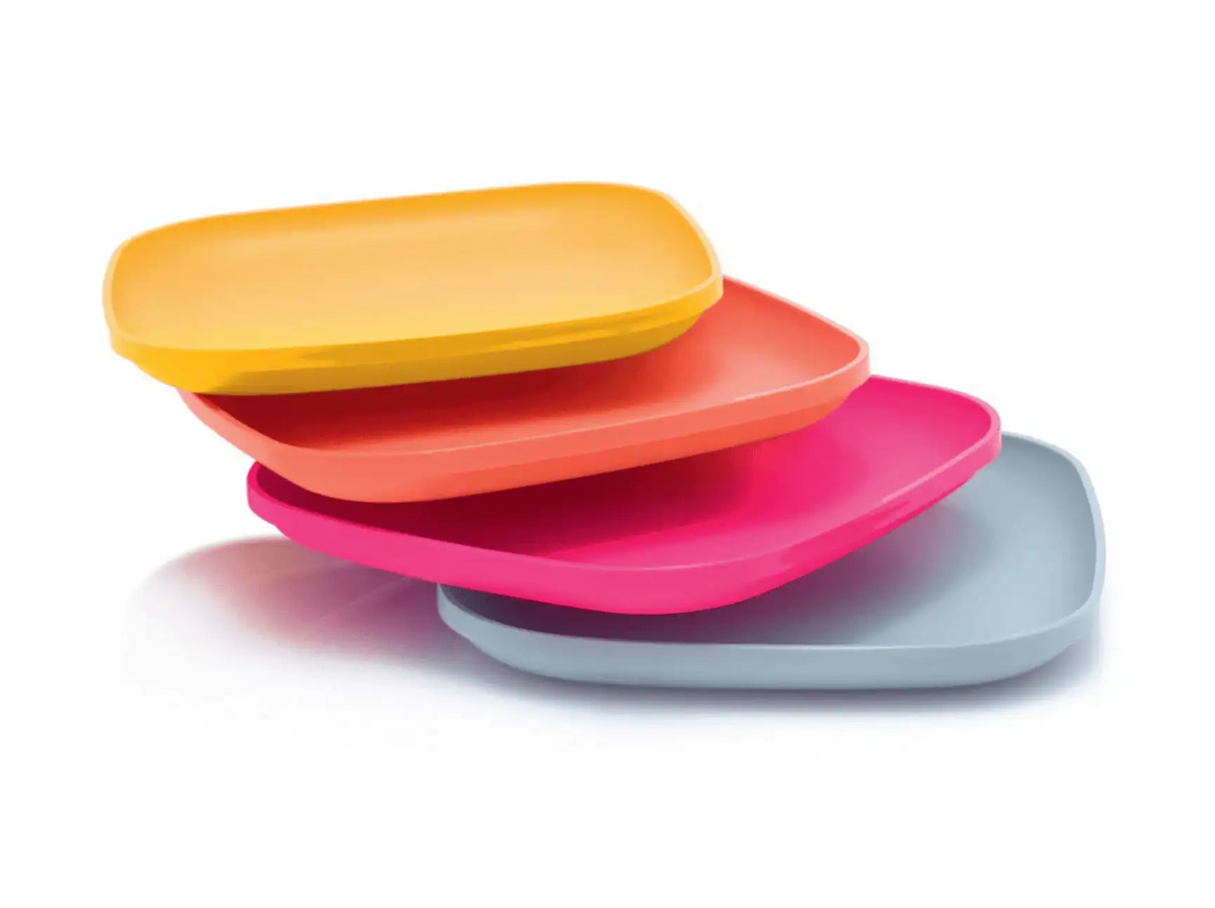 pSeo Eco Picknick Teller / Ideal für Unterwegs / Aloha Picknick Teller /  Bunt und Fröhlich 