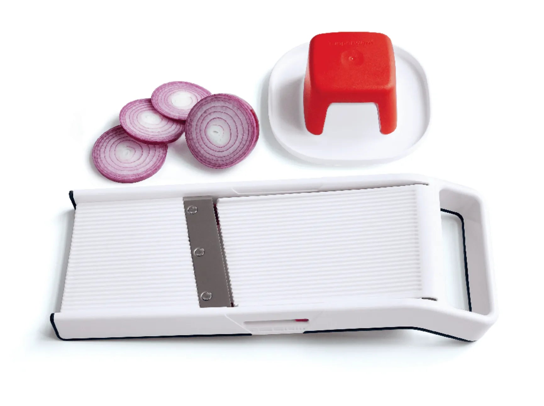 Mando Junior Reibe bon der Marke Tupperware / Küchenreibe / Gemüsereibe / Schnell, einfach und sicher / Hier direkt online kaufen