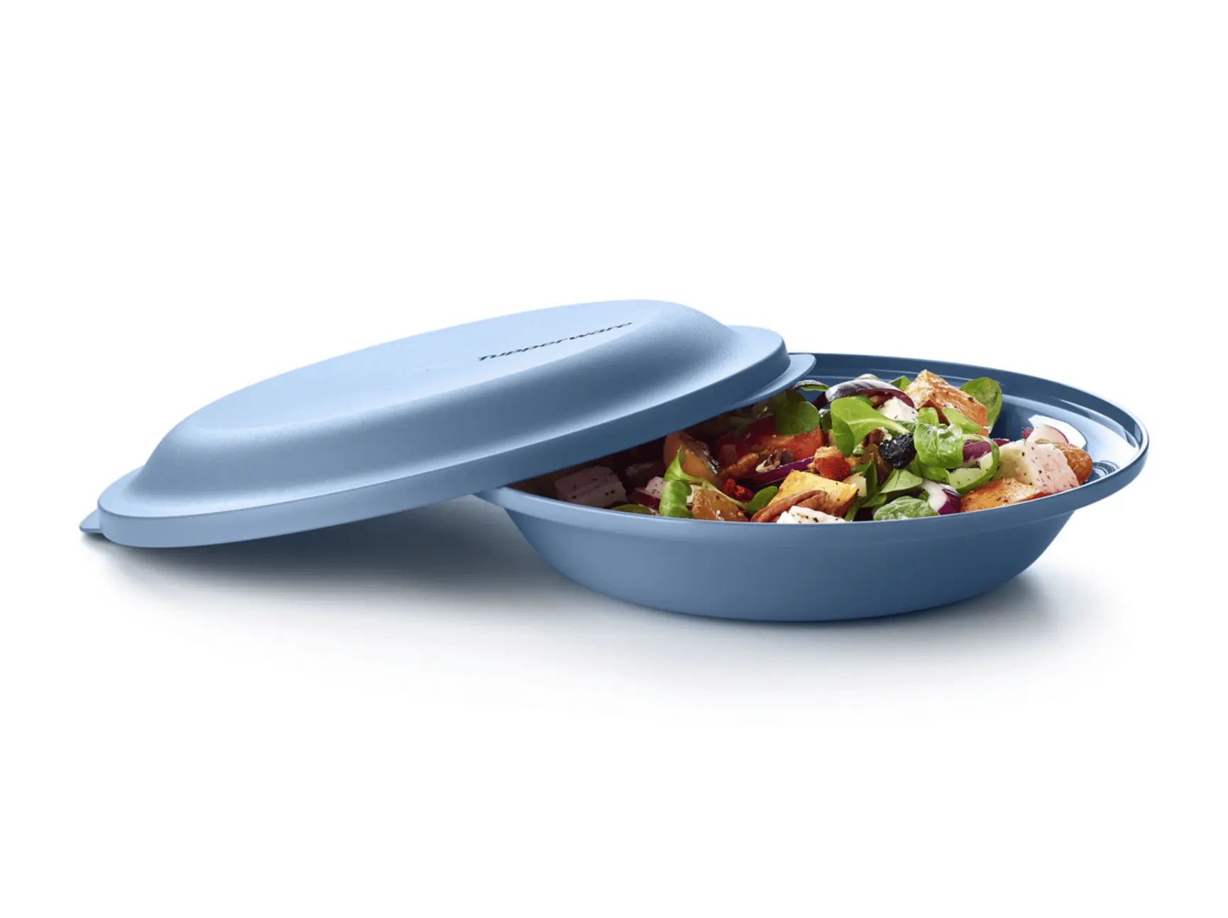 pSeo Aloha Servier Doppel / in der Farbe Blau / ideal als Lunchbehälter / Perfekt für Salate und Dips Unterwegs