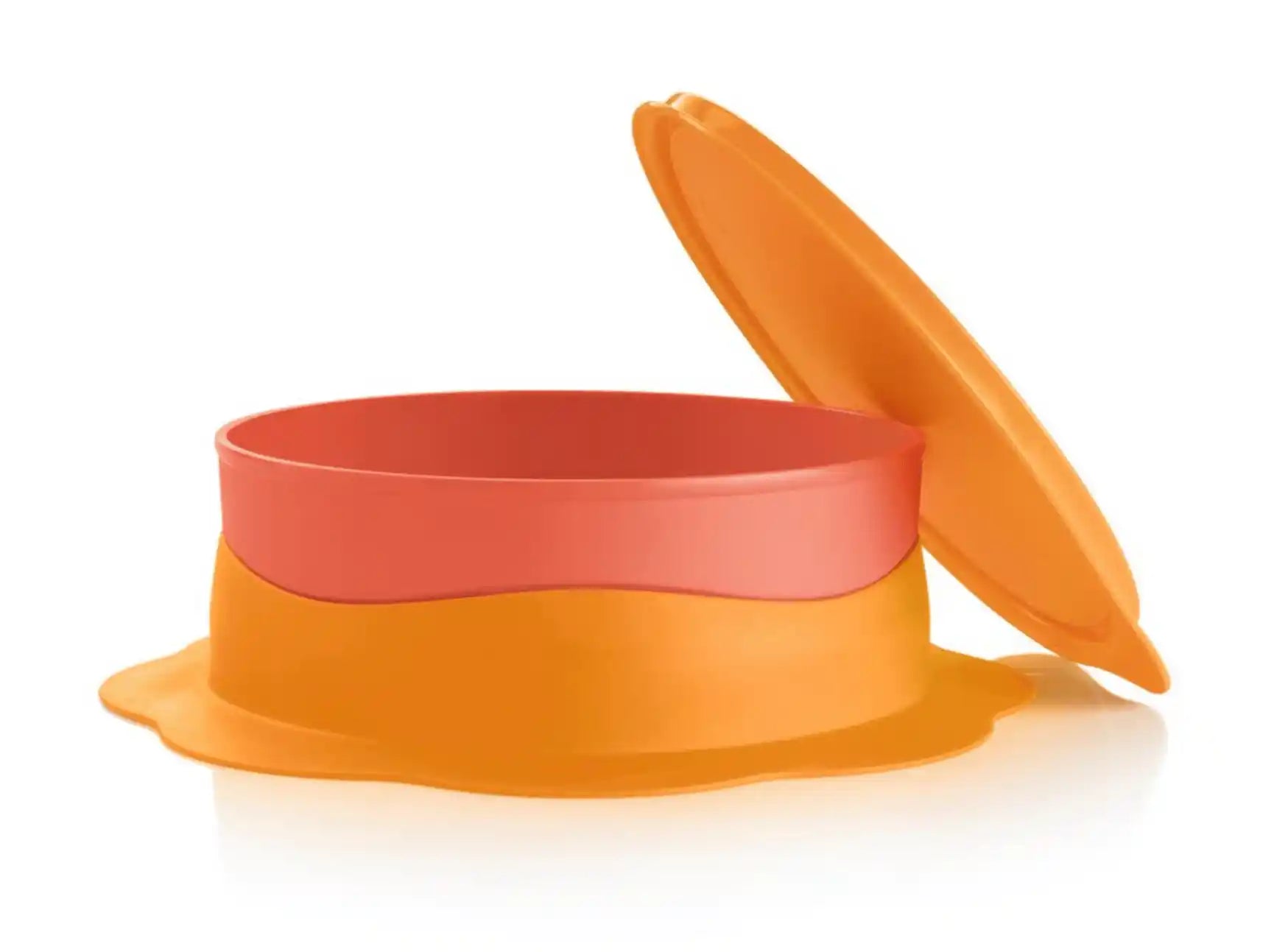 Tupperware TupperCare® Kinderteller gelb Kinderteller zum selbstständigen Essen lernen von Kleinkindern