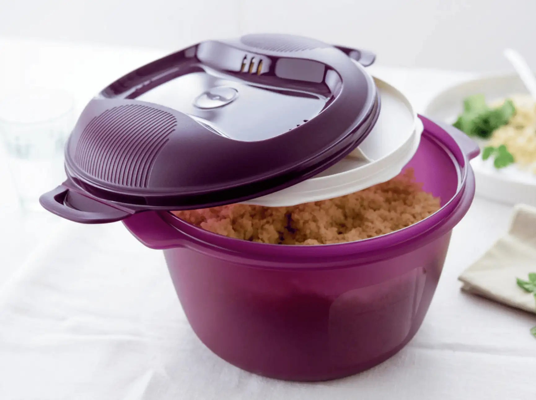 Mikro Meister von der Marke Tupperware /  energiesparend / Mikrowellen Schnellkochtopf / Hier direkt online kaufen